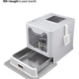 Gray Litter Box